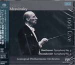 Evgeni Mravinsky (conductor), Leningrad Philharmonic Orchestra - Beethoven: Symphony No. 3 / Shostakovich: Symphony No. 5 [SACD] (Japan Import)