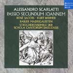 Rene Jacobs (conductor), Streicherensemble der Schola Cantorum Basiliensis - A. Scarlatti: St. John Passion [Limited Pressing] (Japan Import)