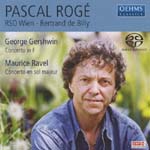 Pascal Roge (piano) - Gershwin: Piano Concerto in F / Ravel: Concert in G major [SACD Hybrid] (Japan Import)