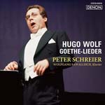 Peter Schreier (tenor) - Wolf: Goethe Lieder (Japan Import)
