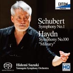 Haydn - Symphony No.100, Schubert Symphony No.1 : Hidemi Suzuki / Yamagata Symphony Orchestra (Hybrid)