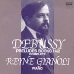 Reine Gianoli (piano) - Debussy: Preludes Book, 1, 2, : Gianoli (Japan Import)
