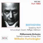 Wilhelm Furtwangler (conductor), The Philharmonia Orchestra - Beethoven: Sym, 9, : Furtwangler / Po Schwarzkopf Haefliger Edelmann Etc (Japan Import)