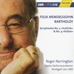 Roger Norrington (conductor), Radio Sinfonieorchester Stuttgart - Mendelssohn: Symphony 3, 4 - Norrington (Japan Import)