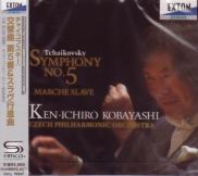 Ken-ichiro Kobayashi (conductor), Czech Philharmonic Orchestra - Tchaikovsky: Symphony No. 5, Marche Slave (SHM-CD) (Japan Import)