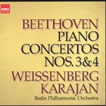 Alexis Weissenberg (piano), Herbert von Karajan (conductor), Berlin Philharmonic Orchestra - Beethoven: Piano Concerti Nos. 3 & 4 (Japan Import)