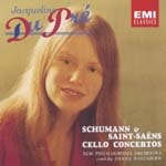 Jacqueline du Pre (cello) - Schumann: Cello Concerto / Saint-saens: Cello Concerto No.1 (Japan Import)