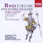 Andre Cluytens (conductor), Paris Conservatory Orchestra - Ravel: Pavane, Le Tombeau De Couperin, Etc (Japan Import)
