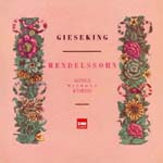 Walter Gieseking - Mendelssohn: Songs Without Words (17 pieces) [SACD Hybrid] SACD (Japan Import)