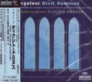 Claudio Abbado (conductor), Orchestra Mozart - Pergolesi: Dixit Dominus, etc. (Japan Import)