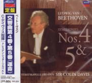 Colin Davis (conductor), Staatskapelle Dresden - Beethoven: Symphonies Nos. 4 & 5 (Japan Import)