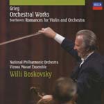 Willi Boskovsky (violin, conductor), National Philharmonic Orchestra, Vienna Mozart Ensemble - Grieg: Orchestral Works / Beethoven: Romances for Violin and Orchestra (Japan Import)