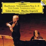 Gidon Kremer (violin), Martha Argerich (piano) - Beethoven: Violin Sonata No.6, 7, 8 (Japan Import)