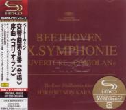 Herbert von Karajan (conductor), Berliner Philharmoniker - Beethoven: Symphony No. 9 'Choral', Coriolan Overture [Limited Release] [SHM-CD] (Japan Import)