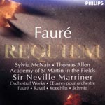 Neville Marriner (conductor), Academy of St. Martin-in-the-Fields & Chorus - Faure: Requiem, etc. (Japan Import)