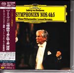 Leonard Bernstein (conductor), Vienna Philharmonic Orchestra - Beethoven: Symphonies Nos. 4 & 5 [Cardboard Sleeve (mini LP)] [SHM-SACD] [Limited Release] (Japan Import)