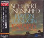 Herbert von Karajan (conductor) - Schubert: Symphony No.8 'Unfinished' & Haydn: Symphony No.104 "London" (Japan Import)