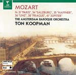 Ton Koopman (conductor) - Mozart: Sym, 31, 34, 35, 36, 38, 40, : Koopman / Amsterdam Baroque O (Japan Import)