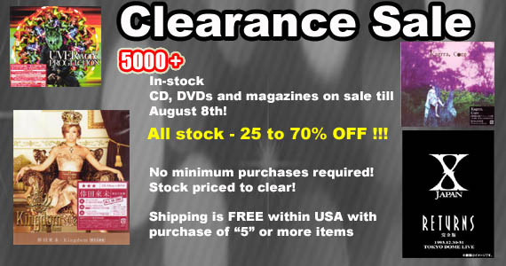 Jpophelp - Massive CD & Magazine Sales Event! Up to 70% OFF